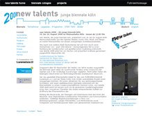 Tablet Screenshot of 2008.newtalents-cologne.de